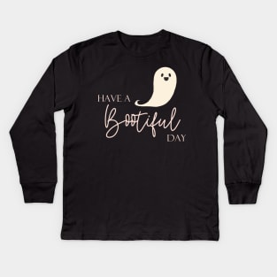 Bootiful Day 3 Kids Long Sleeve T-Shirt